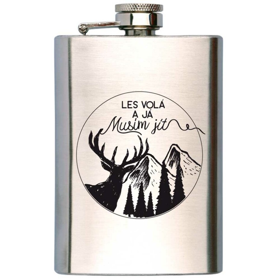 Bohemia Gifts Placatka na alkohol - Les volá, 200 ml - main (0)