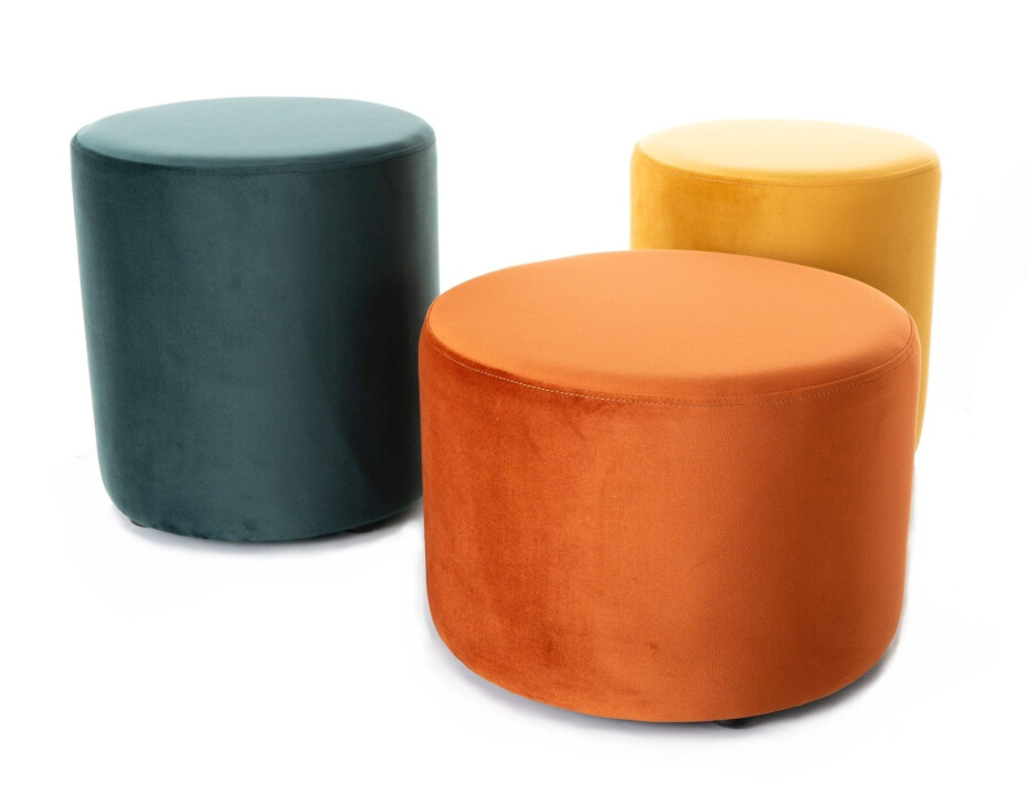 Signal Taburetka DOTI C VELVET Barva: Světle šedá / Bluvel 03 - main (11)