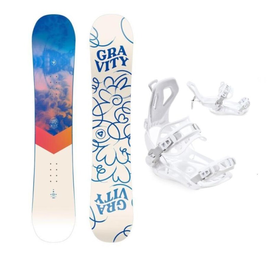 Gravity Mist 24/25 dámský snowboard + Raven Fastec FT360 white vázání - main (0)