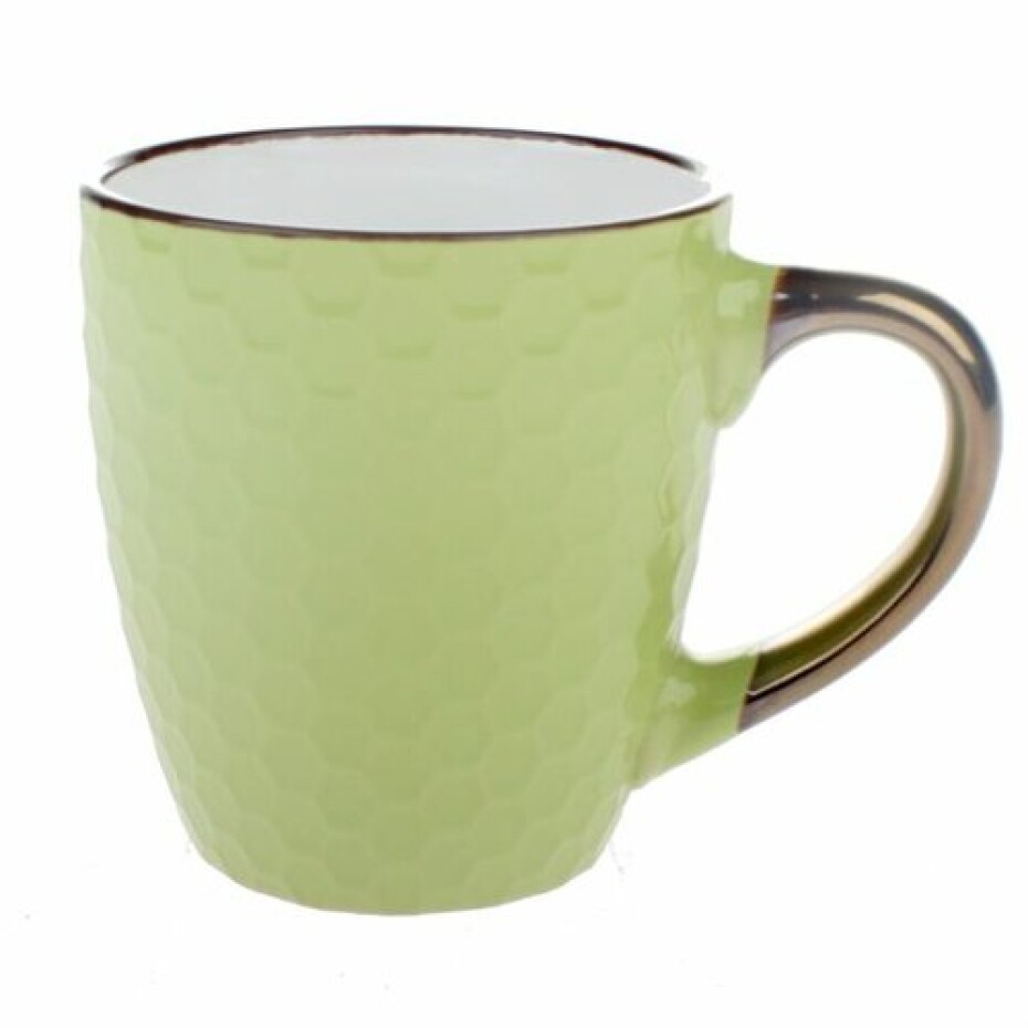 Keramický hrnek Plástve, zelená, 250 ml - main (0)