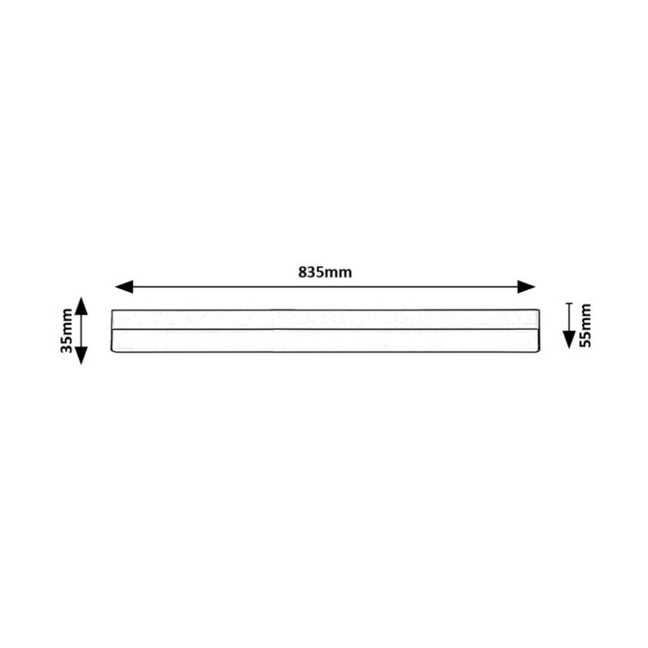 Rabalux 78049 podlinkové LED svítidlo Band 2, 83,5 cm, černá - main (4)