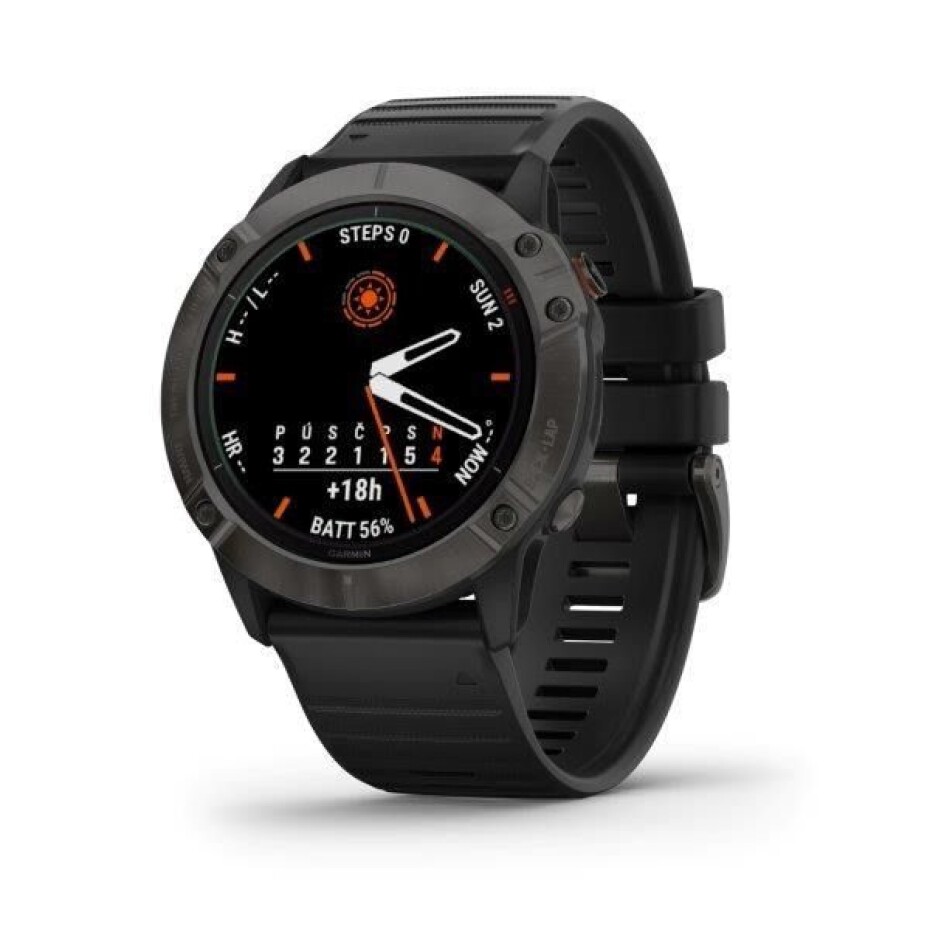 Garmin fenix6X PRO Solar, TitaniumGrayDLC/Black Band (MAP/Music) 010-02157-21 - main (22)