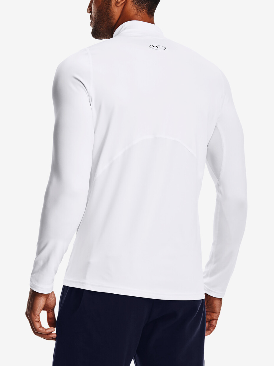 Pánské tričko Under Armour  Fitted Mock-WHT XL - main (5)