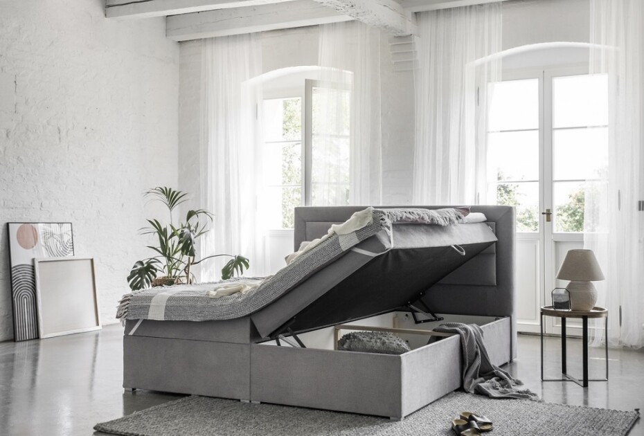 Artelta Manželská postel VIVRE Boxspring | 180 x 200 cm Barva VIVRE: Soft 17 - main (24)