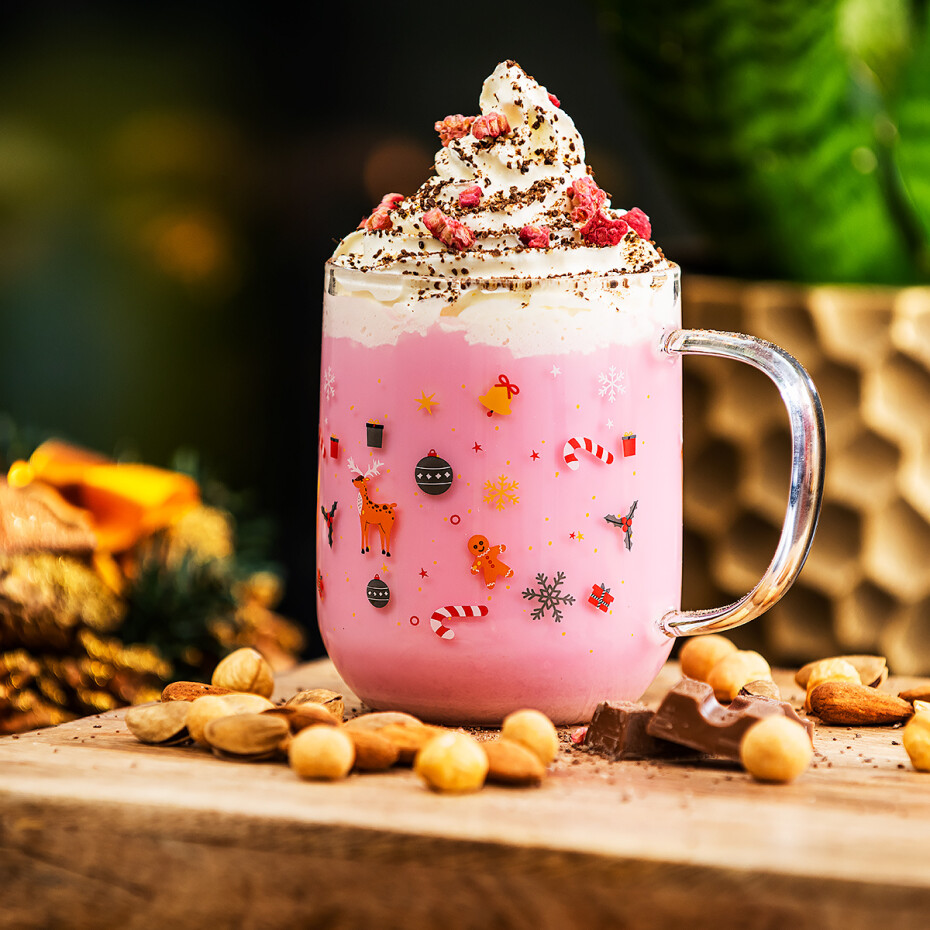 4Home Skleněný hrnek HotnCool Christmas 350 ml, 2 ks - main (2)