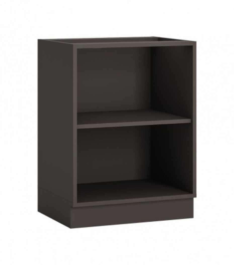 ArtExt Kuchyňská skříňka vysoká FLORENCE lesk | D14DP 3M Barva korpusu: Grey - main (18)