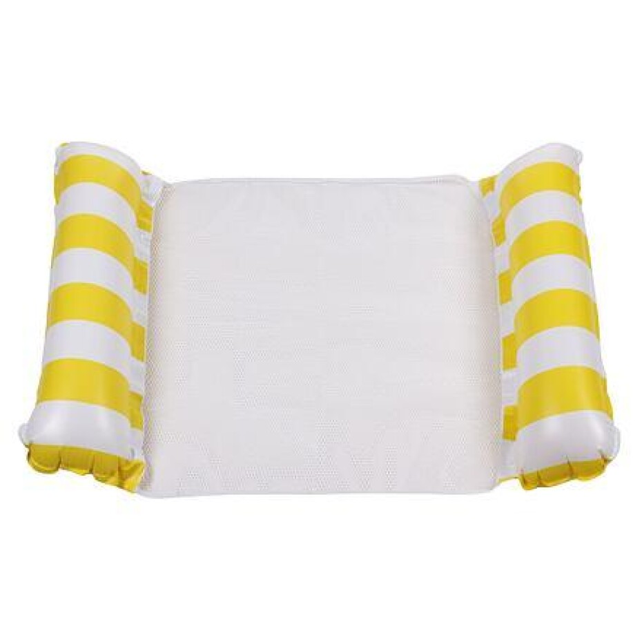 Merco Float Stripe nafukovací lehátko žlutá - main (0)