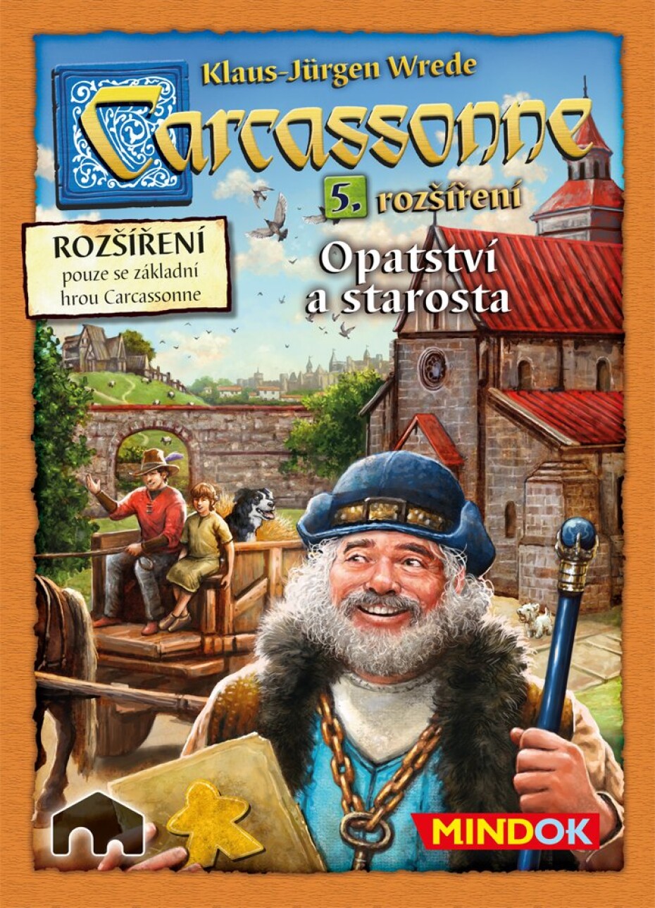 Carcassonne: Opatství a starosta (5. rozšíření) - Klaus-Jürgen Wrede - main (0)