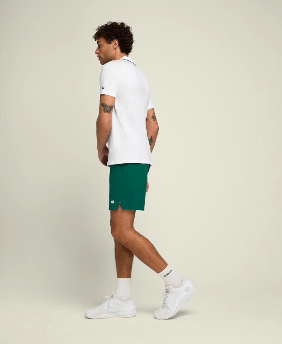 Pánské šortky Wilson  M Team Short 7" Courtside Green S - main (2)