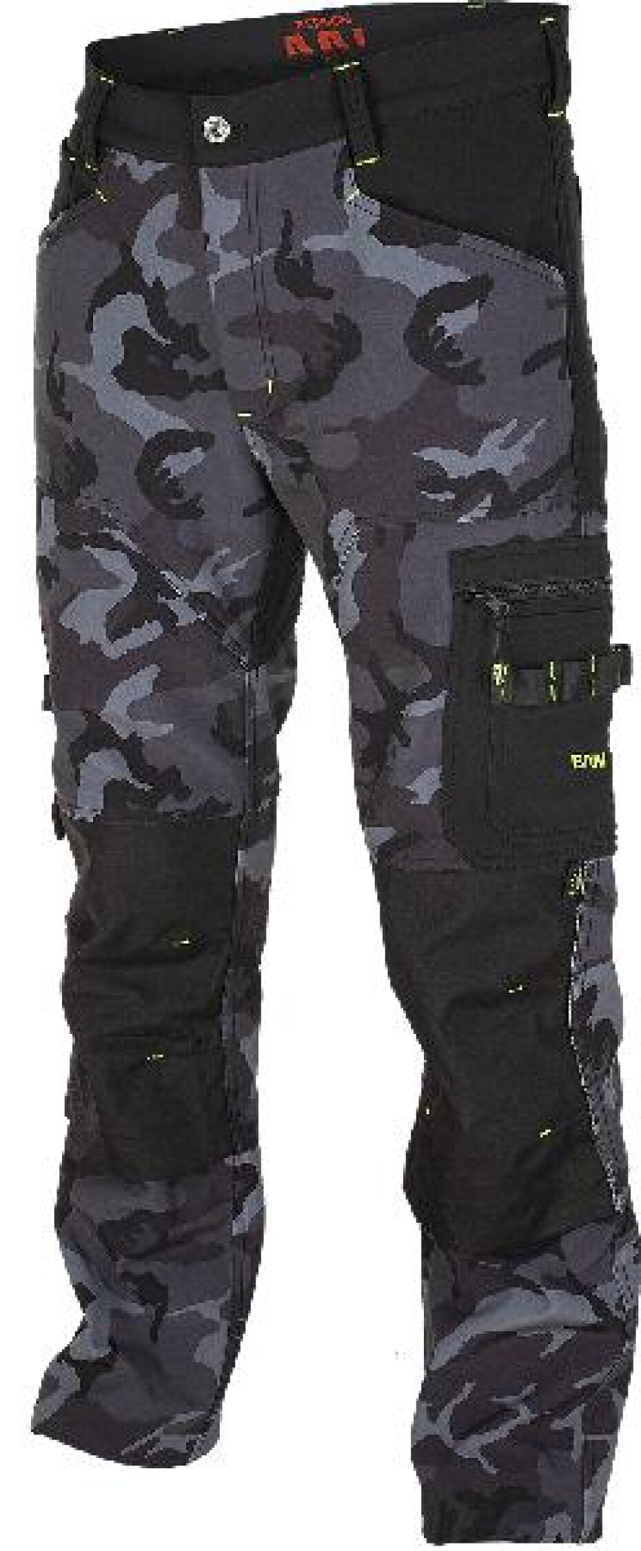 Bennon CAMOS Trousers black/grey - main (0)