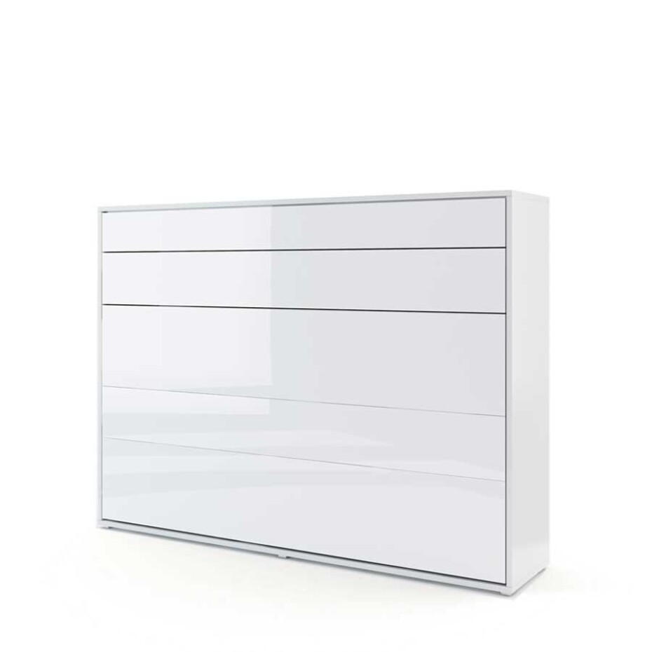 Dig-net nábytek Sklápěcí postel Lenart BED CONCEPT BC-04p | bílý lesk 140 x 200 cm - main (1)