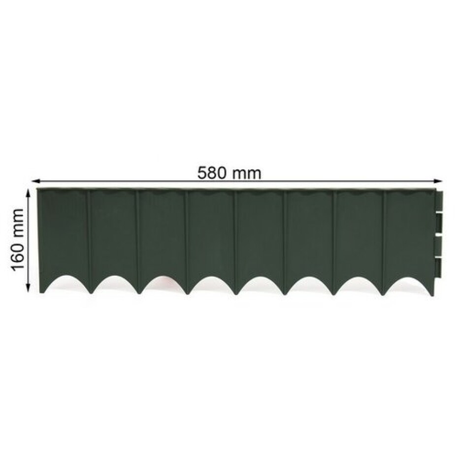 Zahradní lem obrubník trávníku Garden Fence 10 ks - main (1)