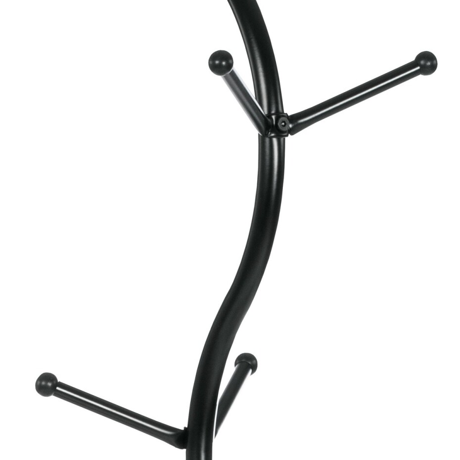 Kovový věšák 80003-09 BK Bork černý mat, 181 cm - main (2)