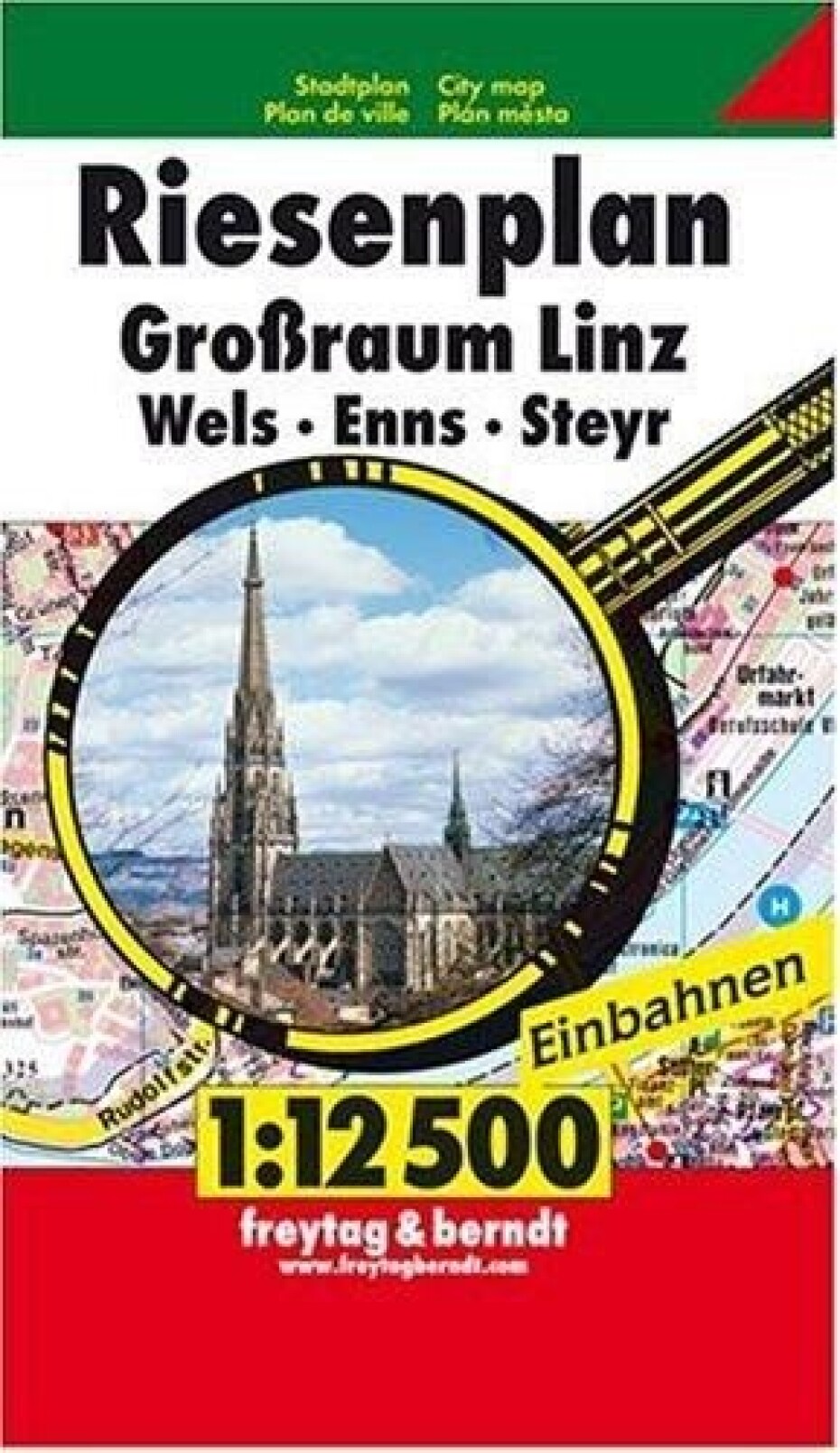 PL 59 Linz, atlas s okolím 1:12 500 / plán města - main (0)