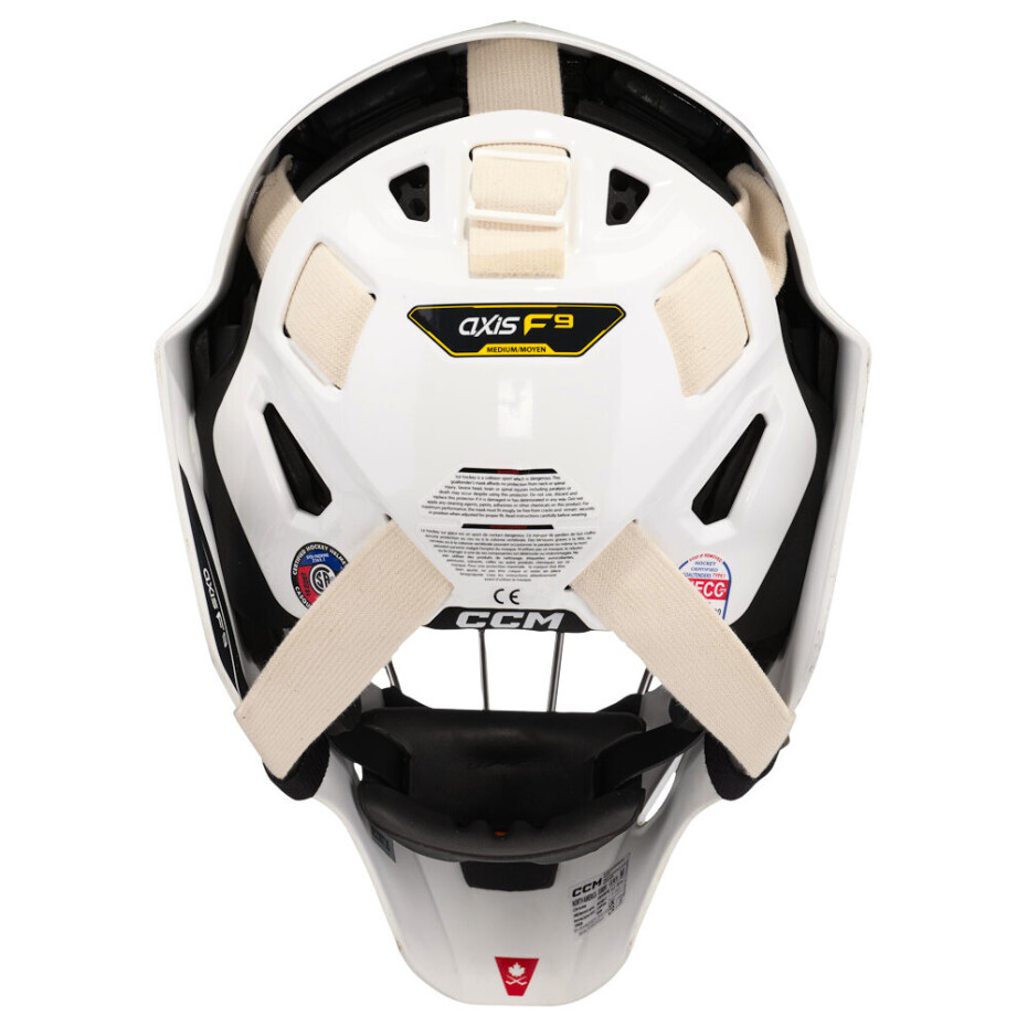 Brankářská hokejová maska CCM Axis F5 CCE White Senior - main (3)