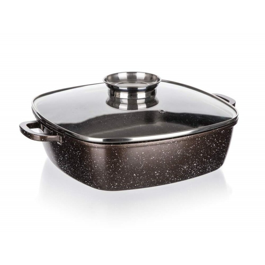 Banquet Pekáč s nepřilnavým povrchem PREMIUM Dark Brown 28 x 28 x 8 cm - main (0)