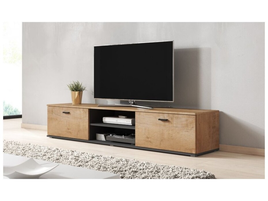 Artcam TV stolek SOHO 180 cm Barva: dub sonoma/bílý lesk - main (1)