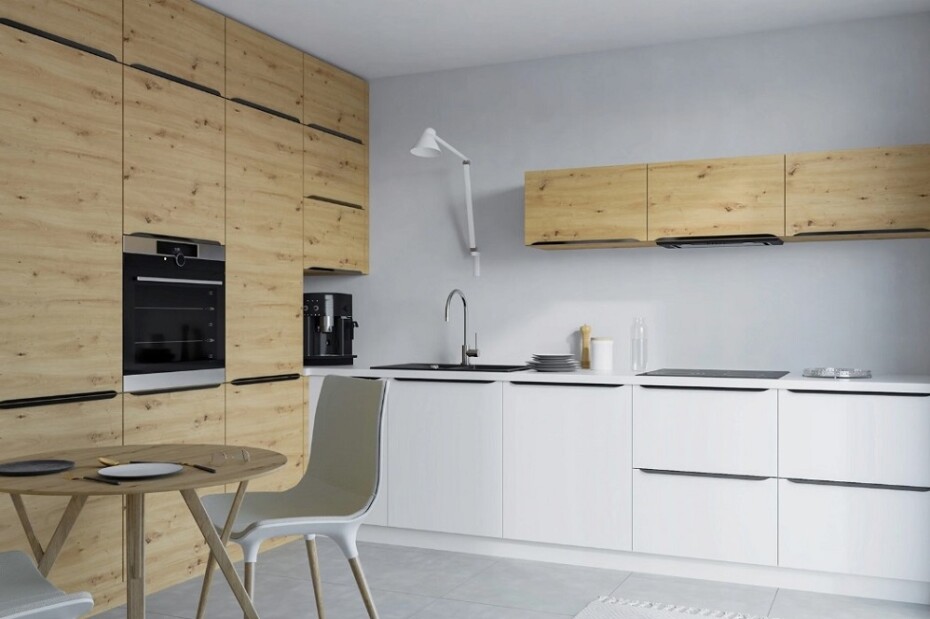 ArtExt Kuchyňská skříňka spodní SILVER | D11 80 Barva korpusu: Grey - main (11)