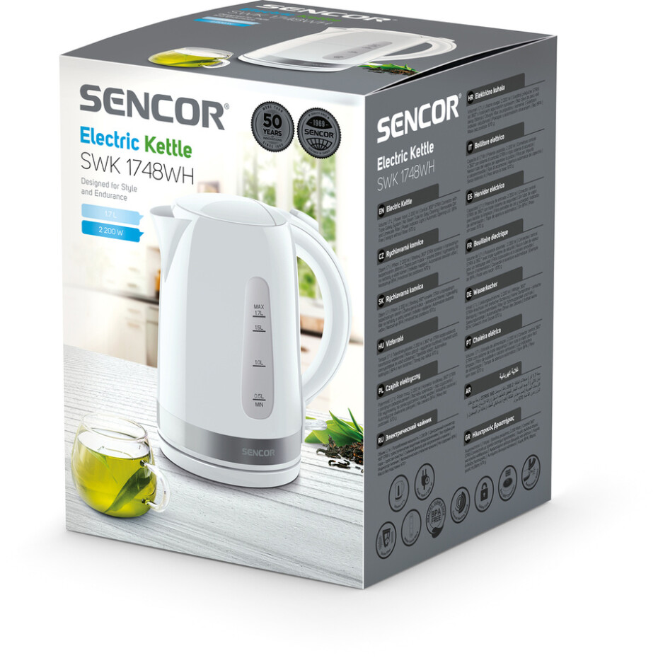 Rychlovarná konvice Sencor SWK 1748WH bílá  - main (2)