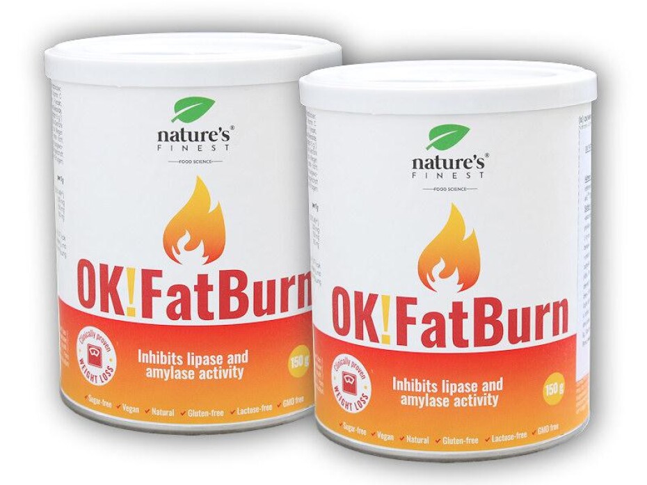 Natures Finest 2x OK! fat burn 150g - main (0)
