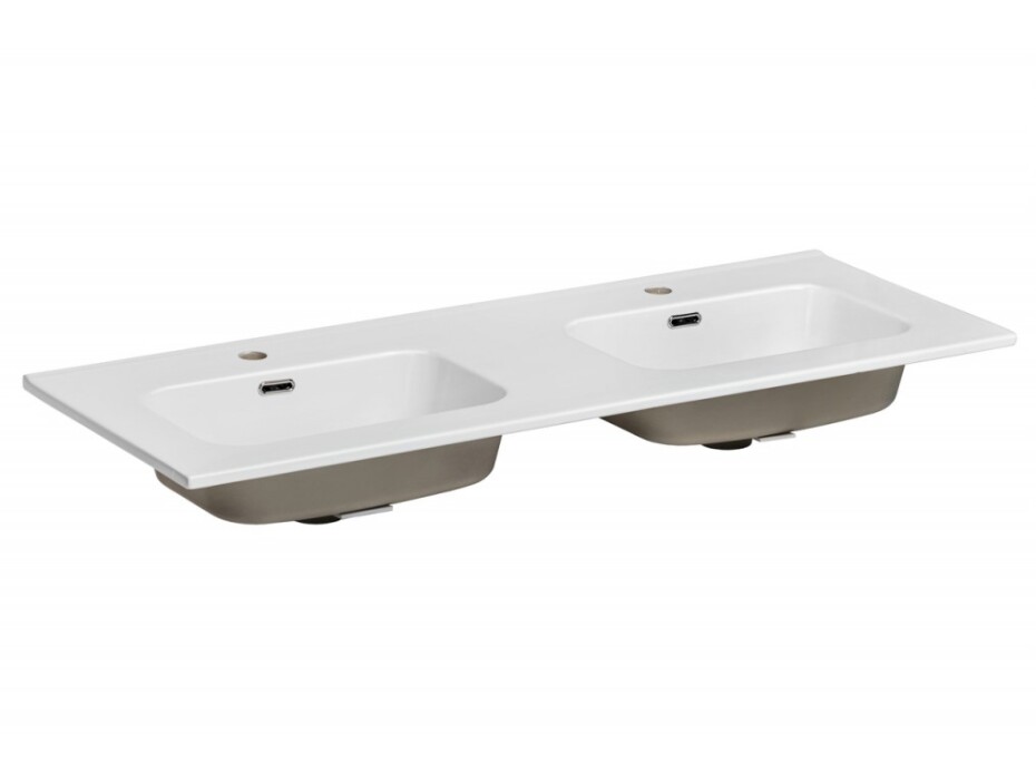 ArtCom Keramické umyvadlo GO 120D | bílý lesk 120 cm - main (0)