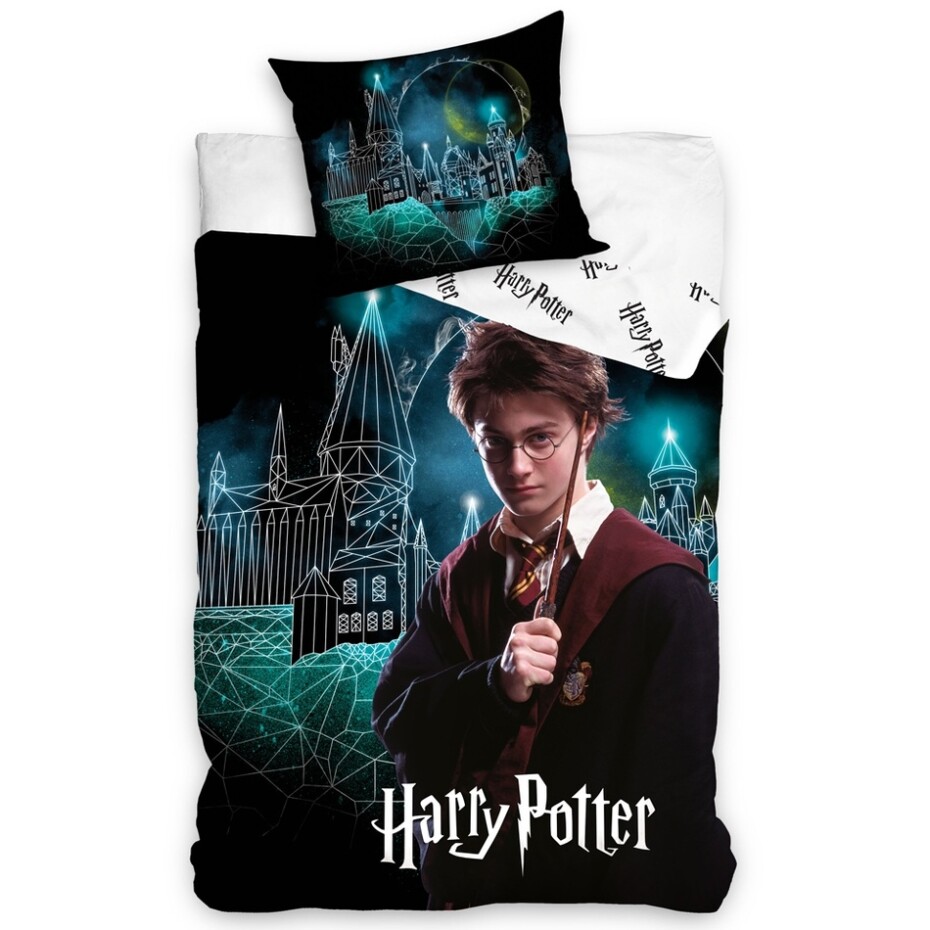 Carbotex Bavlněné povlečení Harry Potter Kouzelné Bradavice, 140 x 200 cm, 70 x 90 cm - main (0)