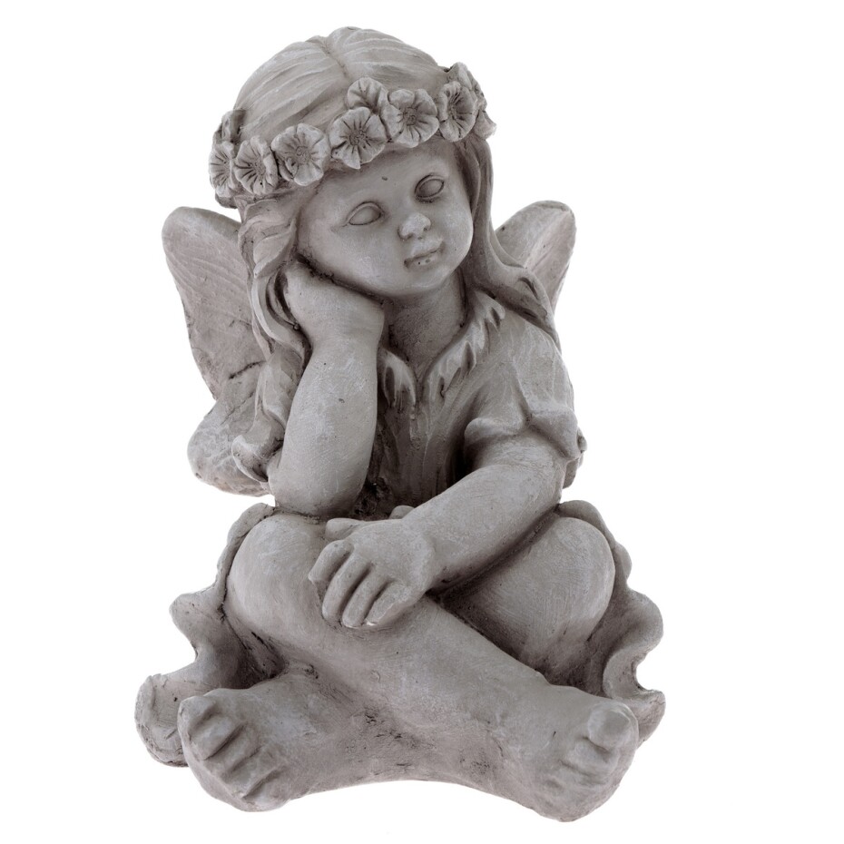 Zahradní dekorace Andělská víla, 22,5 x 26 x 19 cm, Mg - main (0)