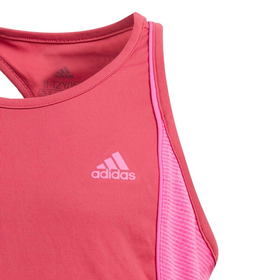 Dívčí tílko adidas  G Pop Up Tank Pink 140 cm - main (3)