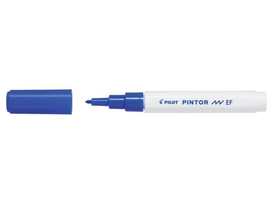 PILOT Pintor Extra Fine akrylový popisovač 0,5-0,7mm - modrý - main (0)