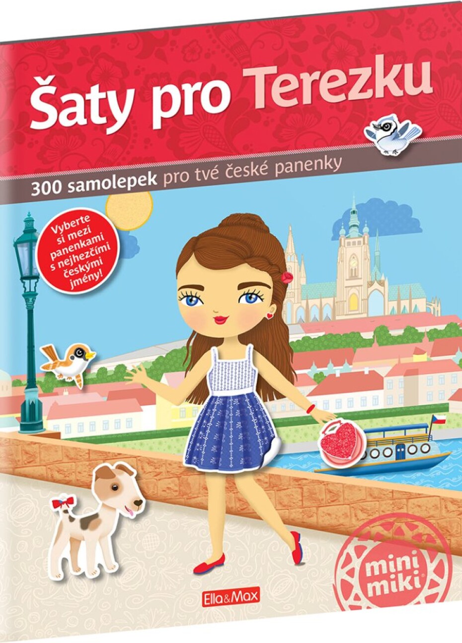 Šaty pro Terezku - 300 samolepek pro tvé české panenky, 2.  vydání - main (0)