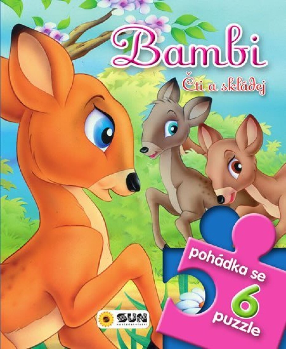Bambi čti a skládej - Pohádkové čtení s puzzle - kolektiv - main (0)