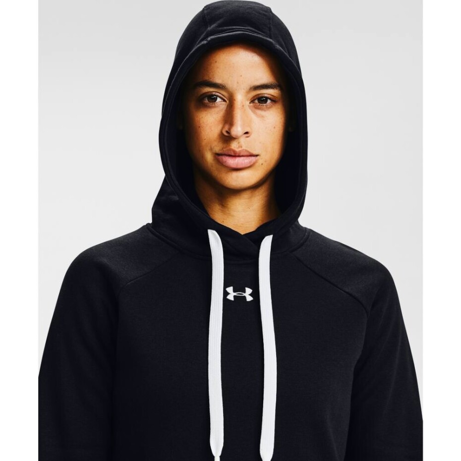 Dámská mikina Under Armour  Rival Fleece HB Hoodie black XS - main (1)
