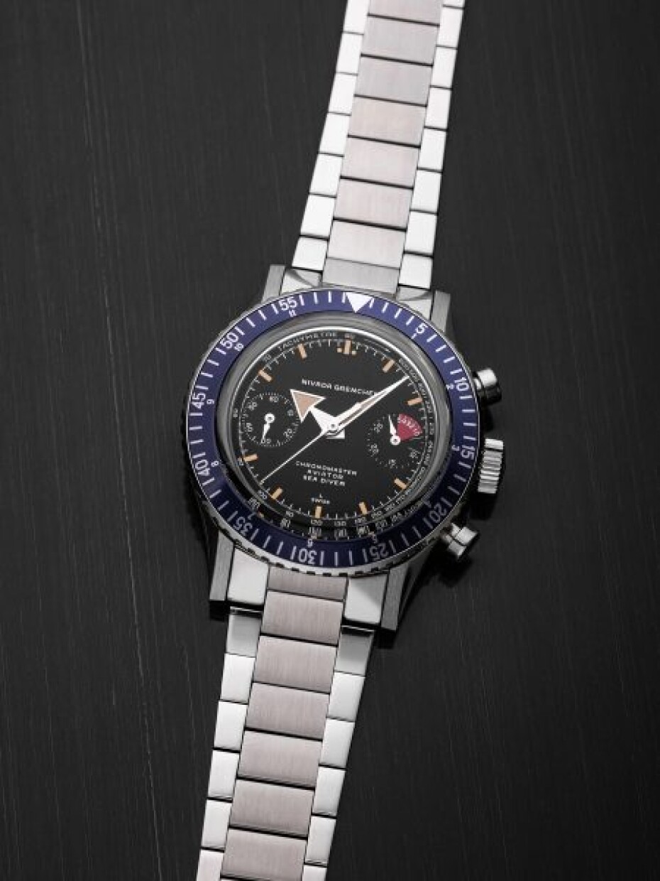 Nivada Grenchen Chronomaster Broad Arrow - Inter. Bezel - Manual - Rubber Tropic - main (15)