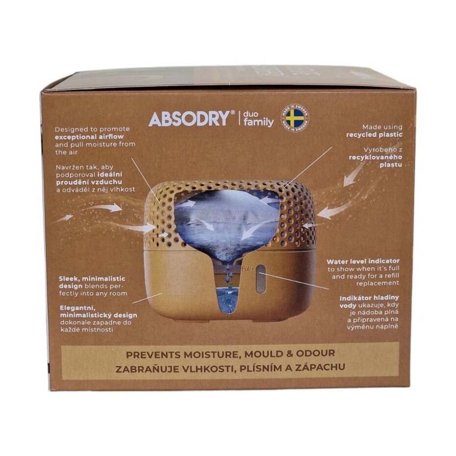 Everbrand pohlcovač vlhkosti Absodry Duo Family Bag 3-series, do 30 m3, Chantarelle - main (7)