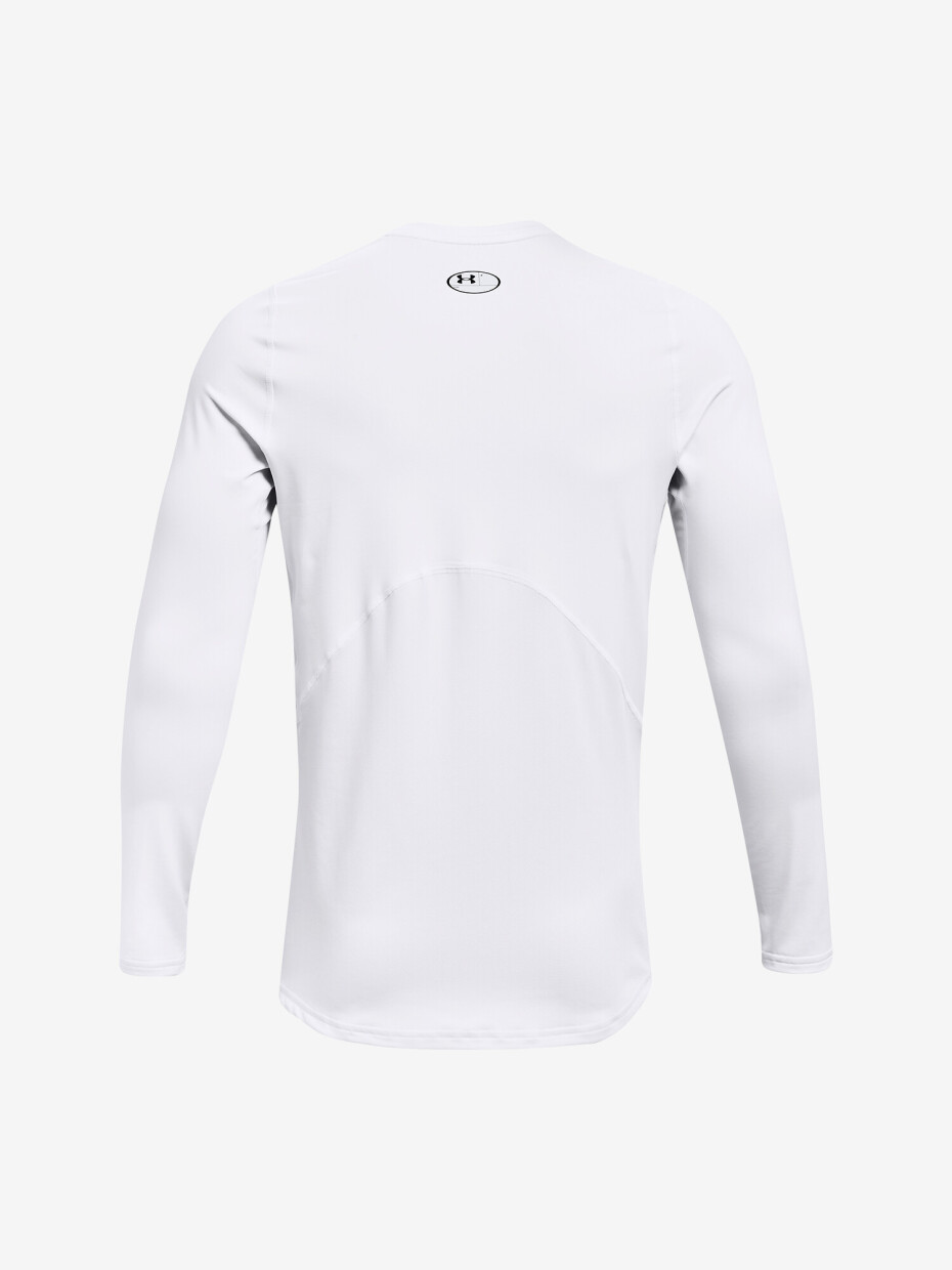 Pánské tričko Under Armour  Fitted Crew-WHT M - main (3)