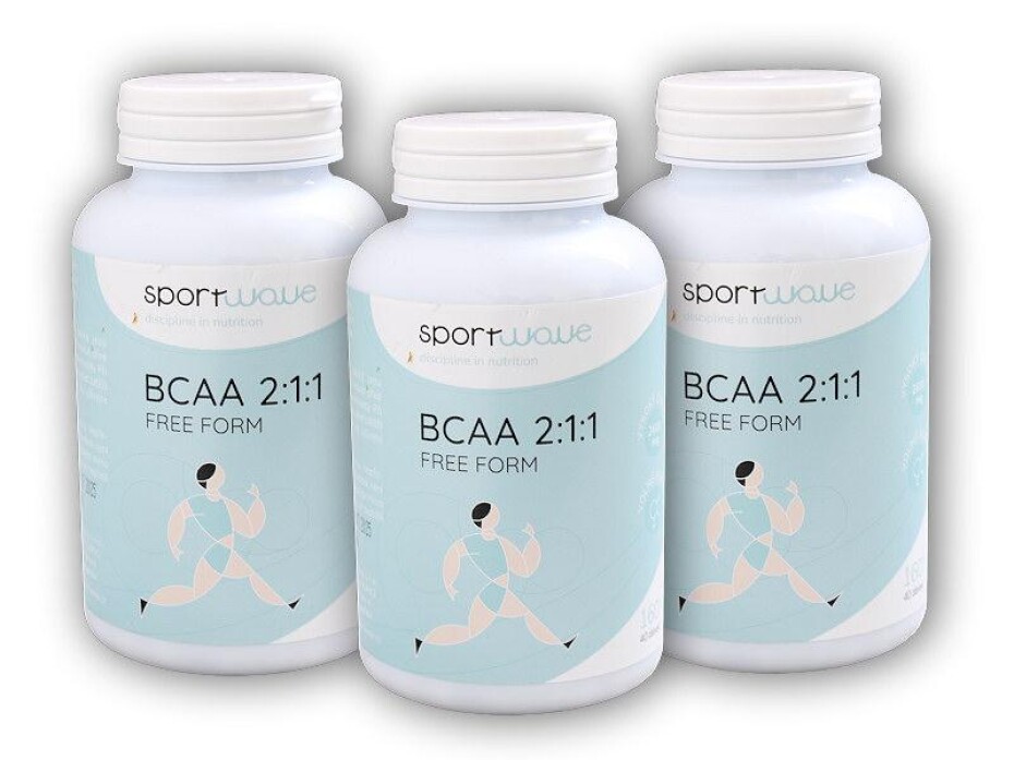 Sportwave 3x BCAA 2:1:1 free form 160 kapslí - main (0)