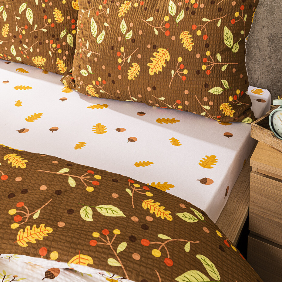 4Home jersey prostěradlo Podzim, 100 x 200 cm - main (3)