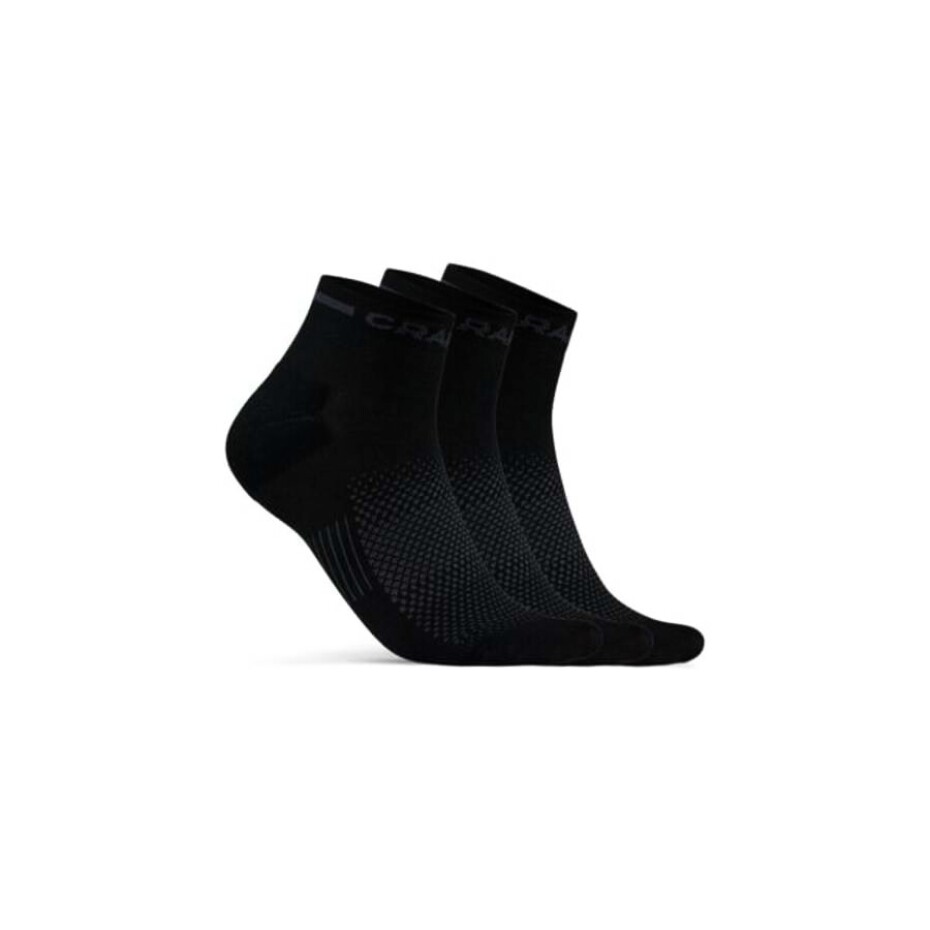 Ponožky Craft Core Dry Mid 3-Pack Black  40/42 - main (0)