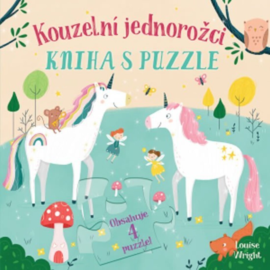 Kouzelní jednorožci - Kniha s puzzle - Lisa Regan - main (0)