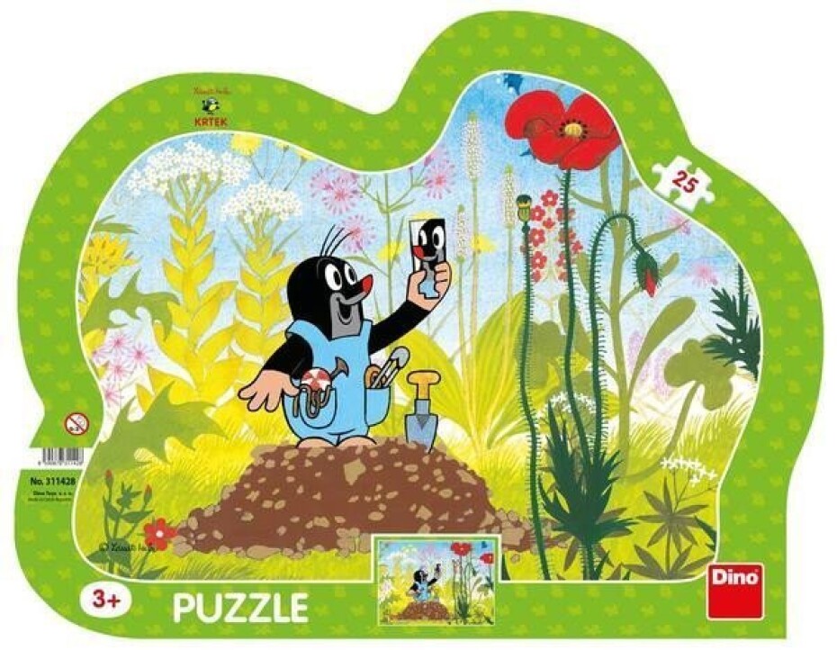 Puzzle deskové Krtek a kalhotk 25 dílků - main (0)
