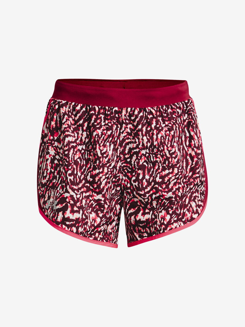 Dámské šortky Under Armour  Fly By 2.0 Printed Short -PNK S - main (4)