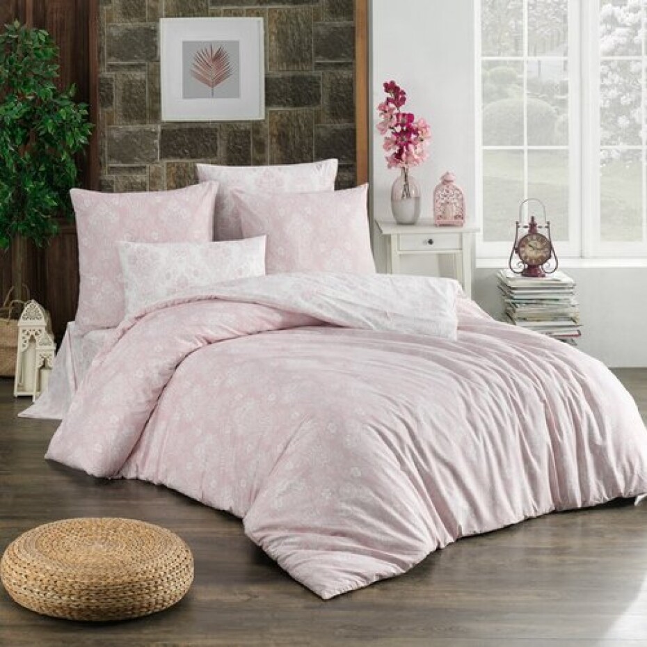BedTex Bavlněné povlečení Almina pudrová, 140 x 200 cm, 70 x 90 cm, 140 x 200 cm, 70 x 90 cm - main (0)