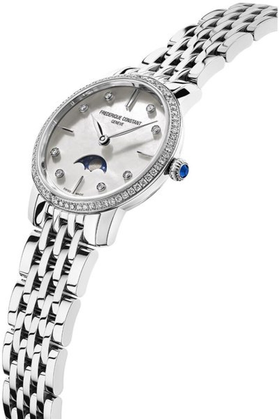 Frederique Constant Slimline Ladies Moonphase Quartz FC-206MPWD1SD6B - main (1)