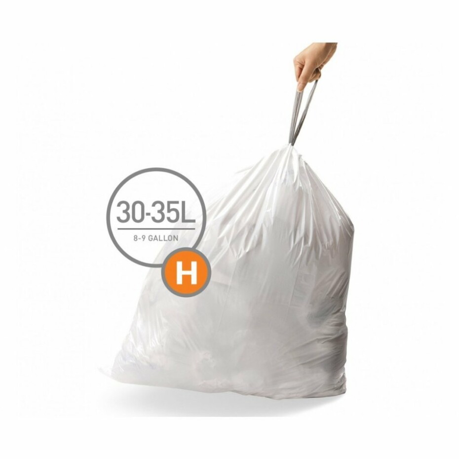 Sáčky do odpadkového koše 30-35 L, Simplehuman typ H, zatahovací, 20 ks v balení - main (0)