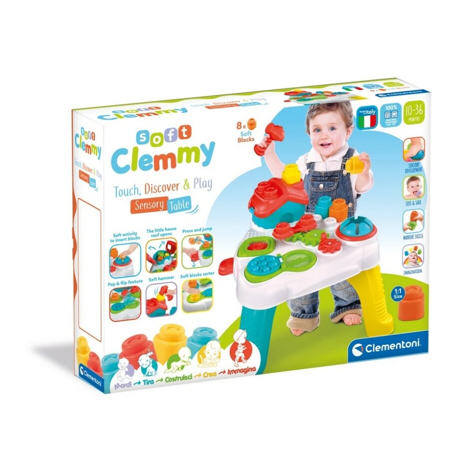Clementoni Clemmy baby veselý hrací senzorický stolek - main (1)