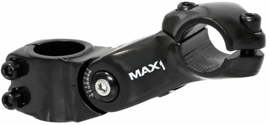 Max1 stavitelný představec 90/50°/25,4 mm černý - main (0)