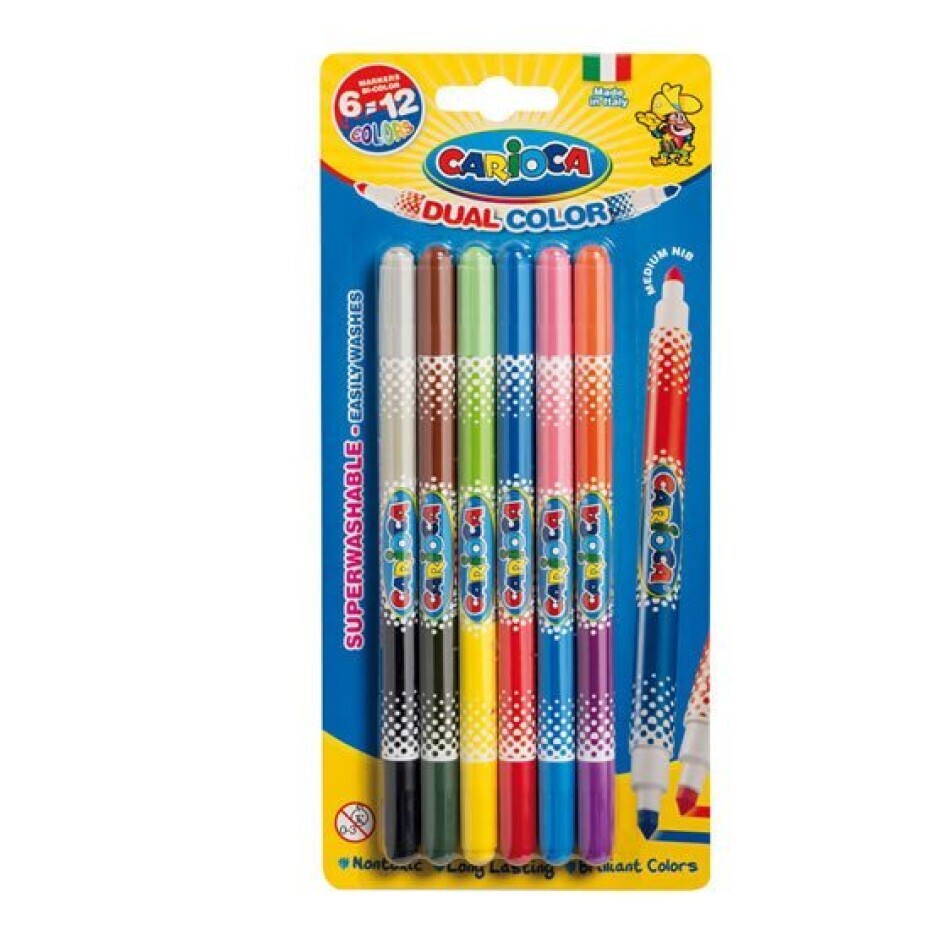 CARIOCA oboustranné fixy BiColor sada 6ks - main (0)