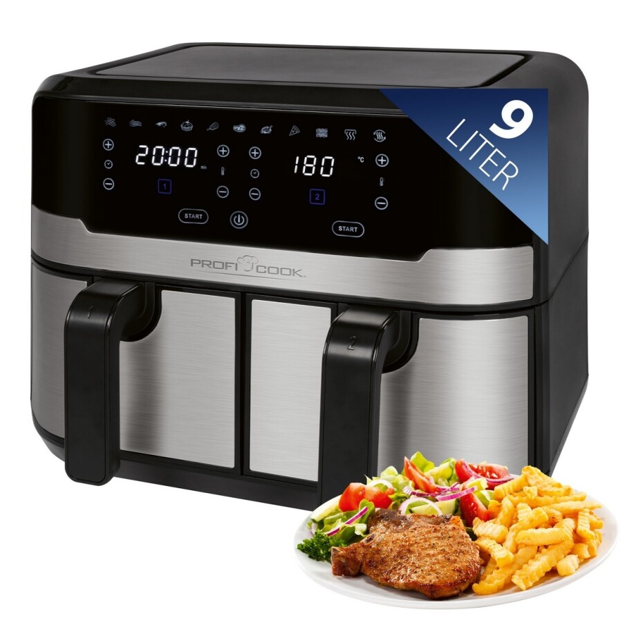 ProfiCook FR 1242 dvojitá horkovzdušná fritéza - main (1)