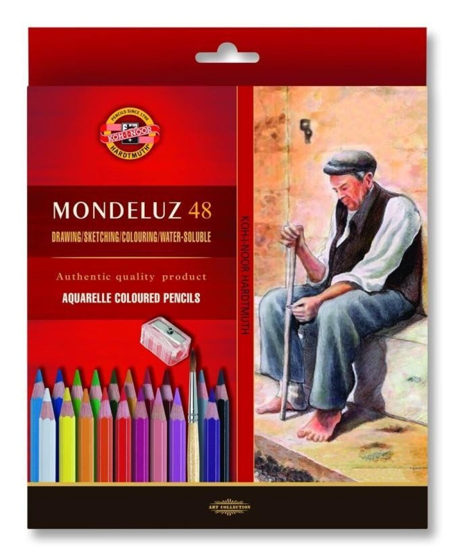 Koh-i-noor pastelky MONDELUZ akvarelové 48 ks v sadě - main (0)