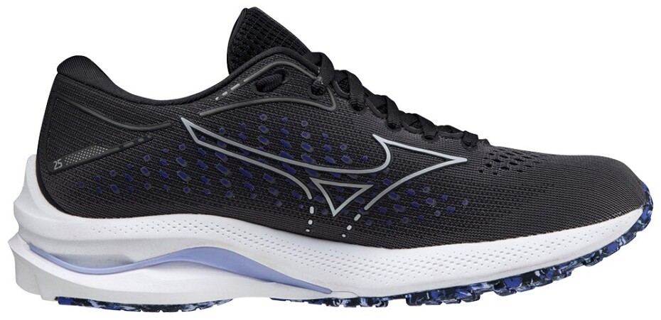 Dámská běžecká obuv Mizuno  Wave Rider Wave Rider 25 / Blackened Pearl / 10077C / Violet Glow  UK 7 - main (0)